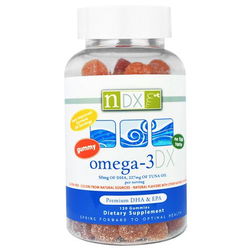 Natural Dynamix (NDX), Omega-3 DX, 120 Gummies فوائد