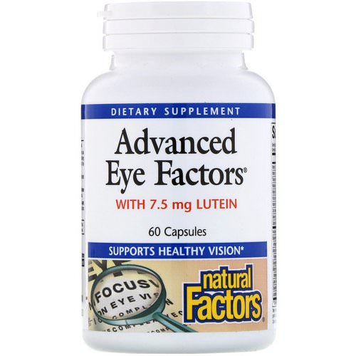 Natural Factors, Advanced Eye Factors, 60 Capsules فوائد