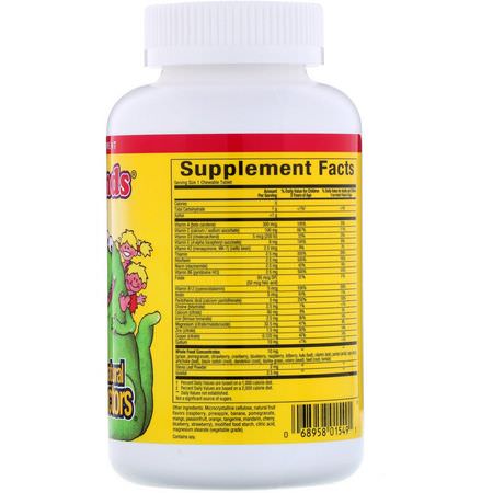 Natural Factors, Big Friends, Chewable Multi-Vitamin & Minerals, Jungle Berry, 60 Chewable Tablets:الفيتامينات المتعددة للأطفال, الصحة