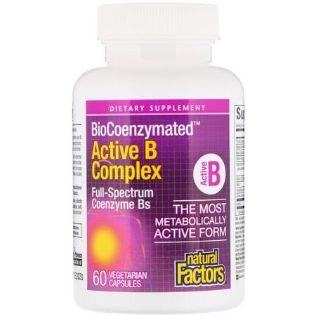 Natural Factors Vitamin B Complex - مجمع فيتامين ب, فيتامين ب, الفيتامينات, المكملات الغذائية