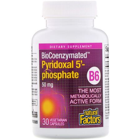 Natural Factors B6 Pyridoxine - B6 Pyridoxine, فيتامين B, الفيتامينات, المكملات الغذائية