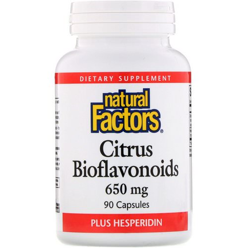 Natural Factors, Citrus Bioflavonoids plus Hesperidin, 650 mg, 90 Capsules فوائد