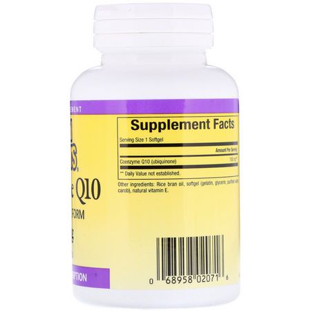 Natural Factors, Coenzyme Q10, 100 mg, 60 Softgels:أنزيم Q10, CoQ10