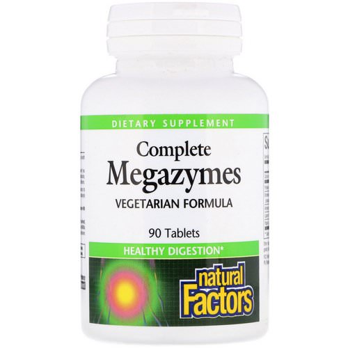 Natural Factors, Complete Megazymes, 90 Tablets فوائد