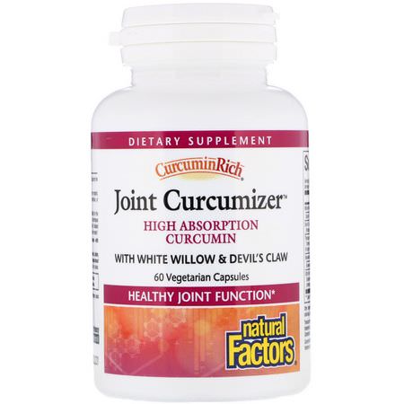 Natural Factors Curcumin - الكركمين, الكركم, مضادات الأكسدة, المكملات الغذائية