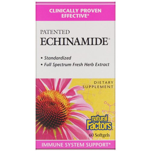 Natural Factors, Patented Echinamide, 60 Softgels فوائد