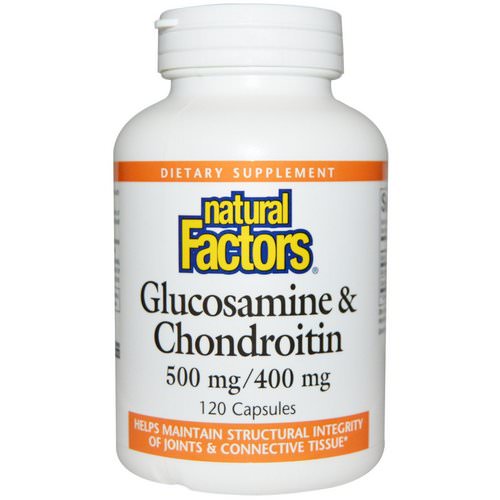 Natural Factors, Glucosamine & Chondroitin, 500 mg/400 mg, 120 Capsules فوائد