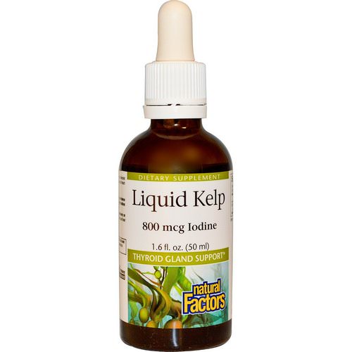 Natural Factors, Liquid Kelp, 800 mcg Iodine, 1.6 fl oz (50 ml) فوائد