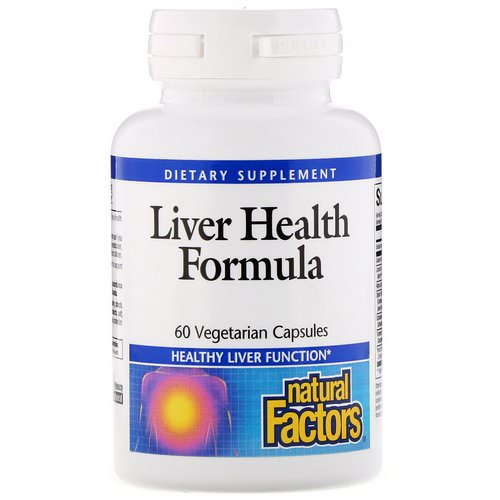 Natural Factors, Liver Health Formula, 60 Vegetarian Capsules فوائد