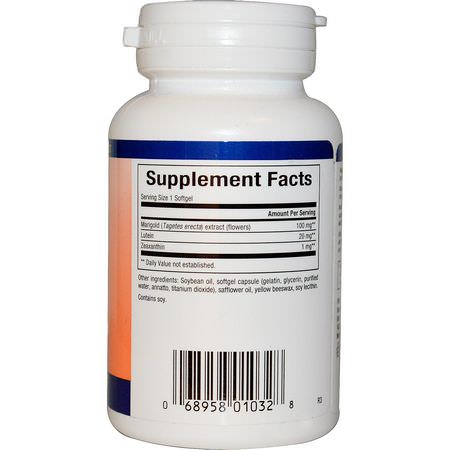 Natural Factors, Lutein, 20 mg, 60 Softgels:زياكسانثين, ل,تين