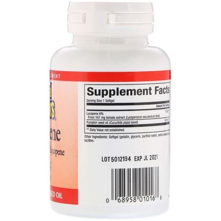 Natural Factors, Lycopene, 10 mg, 60 Softgels:اللايك,بين, مضادات الأكسدة