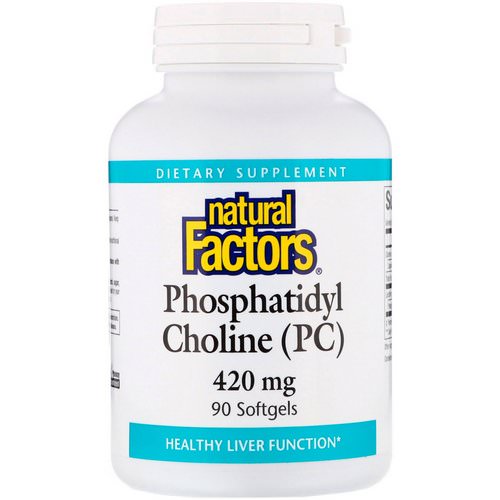 Natural Factors, Phosphatidyl Choline (PC), 420 mg, 90 Softgels فوائد