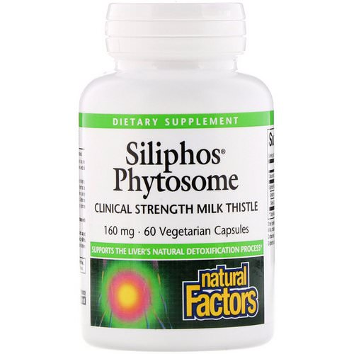 Natural Factors, Siliphos Phytosome, Clinical Strength Milk Thistle, 160 mg, 60 Vegetarian Capsules فوائد