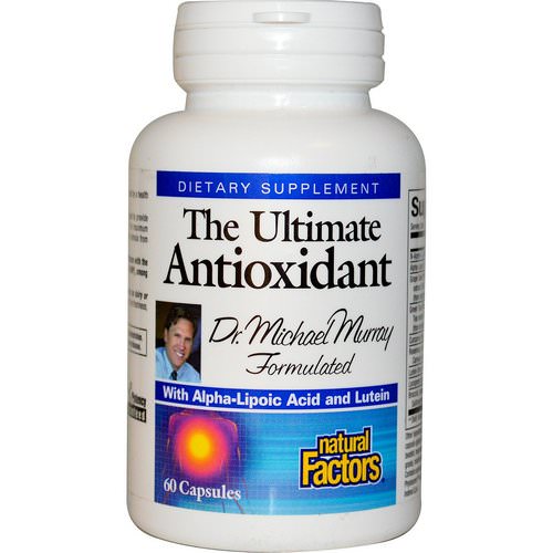Natural Factors, The Ultimate Antioxidant, With Alpha-Lipoic Acid and Lutein, 60 Capsules فوائد