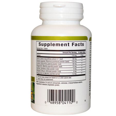 Natural Factors, Ultra-Lax, Herbal Formula, 90 Tablets:الأمعاء, الهضم