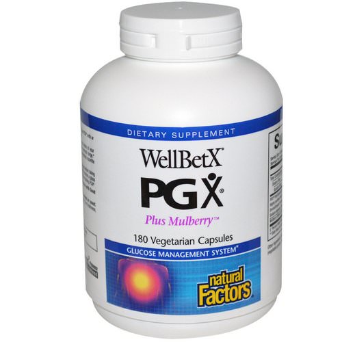 Natural Factors, WellBetX PGX, Plus Mulberry, 180 Veggie Caps فوائد