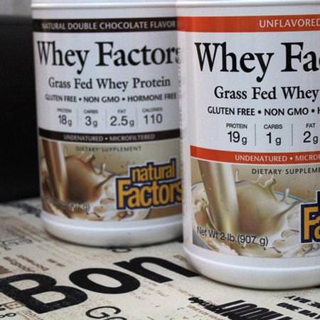 Natural Factors Whey Protein Blends - بر,تين مصل اللبن, التغذية الرياضية
