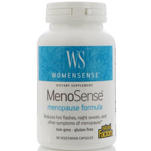 Natural Factors, WomenSense, MenoSense, Menopause Formula, 90 Vegetarian Capsules فوائد