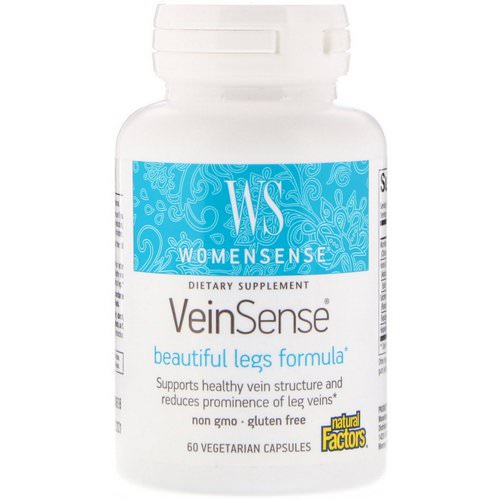 Natural Factors, WomenSense,VeinSense, 60 Vegetarian Capsules فوائد