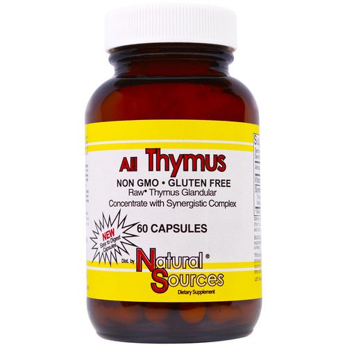 Natural Sources, All Thymus, 60 Capsules فوائد