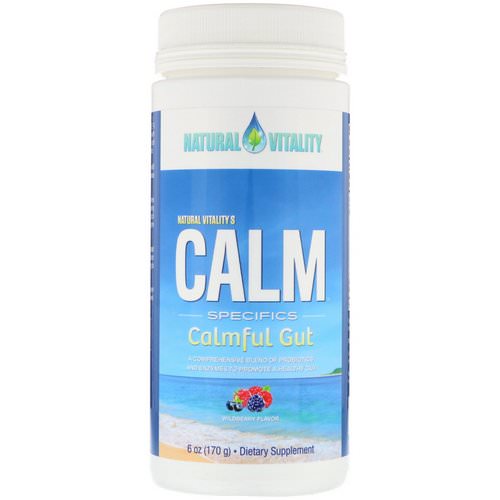 Natural Vitality, Calm Specifics, Calmful Gut, Wildberry Flavor, 6 oz (170 g) فوائد
