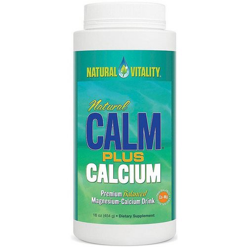 Natural Vitality, Natural Calm Plus Calcium, Original (Unflavored), 16 oz (454 g) فوائد
