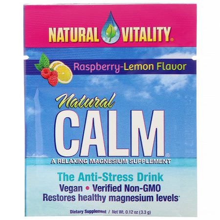 Natural Vitality Magnesium Calm Formulas - تهدئة, مغنيسي,م, معادن, ملاحق