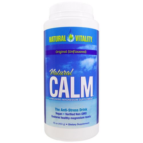 Natural Vitality, Natural Calm, The Anti-Stress Drink, Original (Unflavored), 16 oz (453 g) فوائد