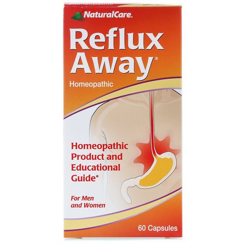 NaturalCare, Reflux-Away, For Men and Women, 60 Capsules فوائد