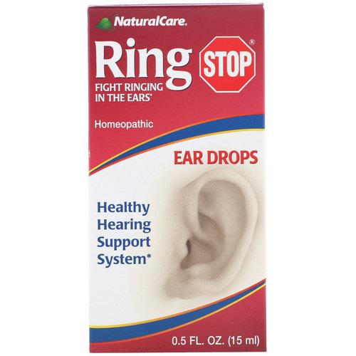 NaturalCare, Ring Stop, Ear Drops, 0.5 fl oz (15 ml) فوائد