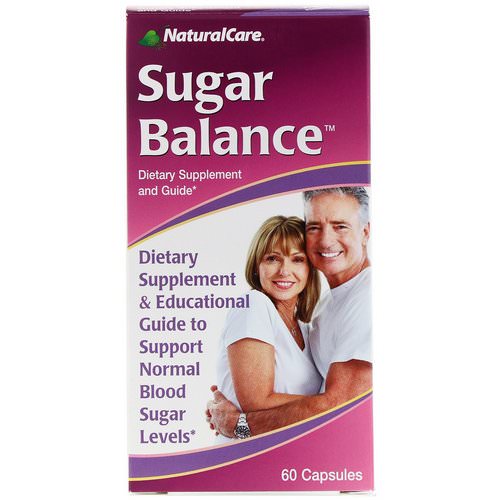 NaturalCare, Sugar Balance, 60 Capsules فوائد