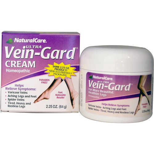 NaturalCare, Ultra Vein-Gard Cream, 2.25 oz (64 g) فوائد