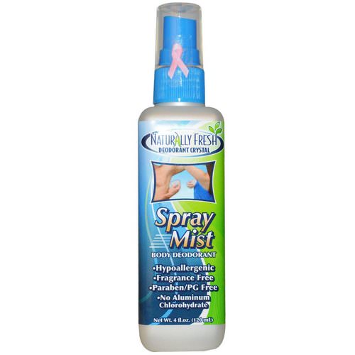 Naturally Fresh, Spray Mist, Body Deodorant, 4 fl oz (120 ml) فوائد