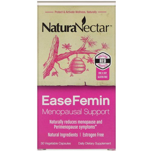 NaturaNectar, EaseFemin, Menopausal Support, 30 Vegetable Capsules فوائد