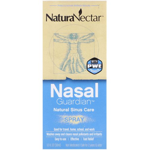 NaturaNectar, Nasal Guardian Spray, 1.0 fl oz (30 ml) فوائد