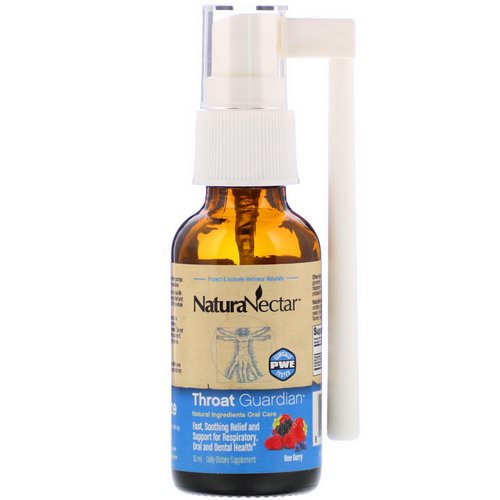 NaturaNectar, Throat Guardian Spray, Bee Berry, 10 ml فوائد