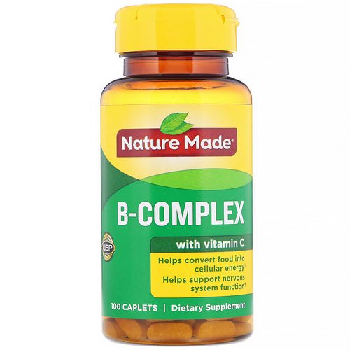 Nature Made, B-Complex with Vitamin C, 100 Caplets فوائد