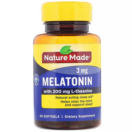 Nature Made, Melatonin, 3 mg, 60 Softgels فوائد