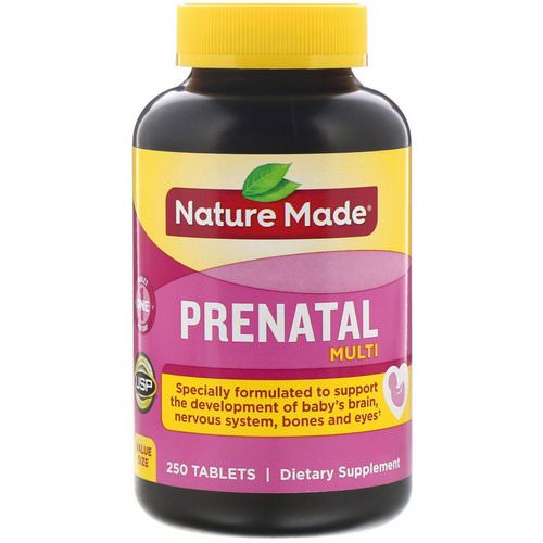 Nature Made, Prenatal Multi, 250 Tablets فوائد