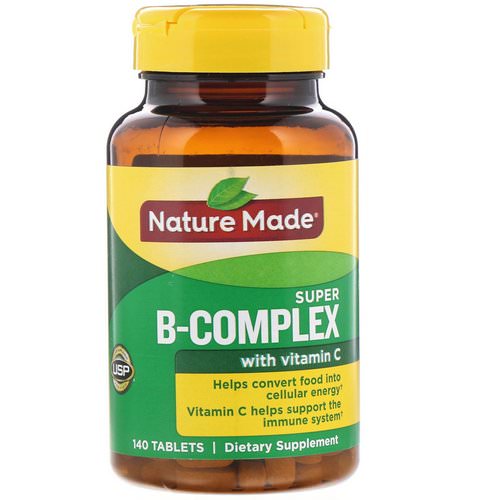 Nature Made, Super B-Complex with Vitamin C, 140 Tablets فوائد