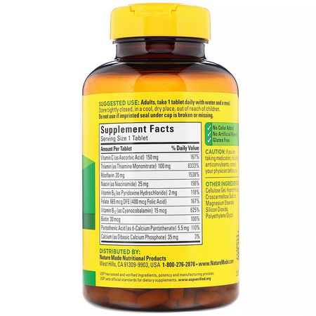 Nature Made, Super-B Complex with Vitamin C, 360 Tablets: