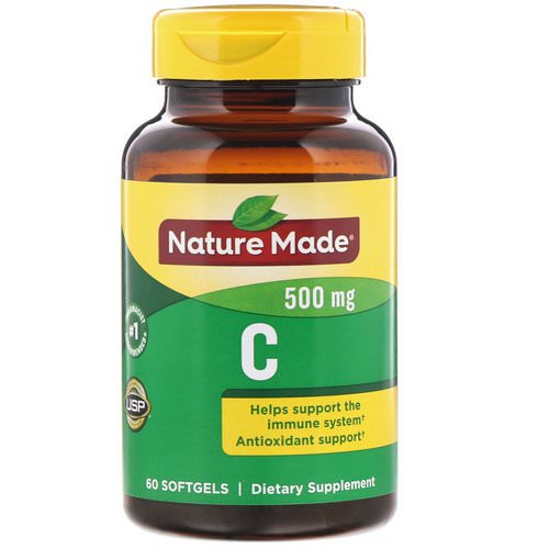 Nature Made, Vitamin C, 500 mg, 60 Softgels فوائد
