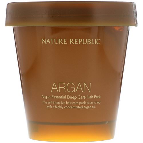 Nature Republic, Argan Essential Deep Care Hair Pack, 200 ml فوائد