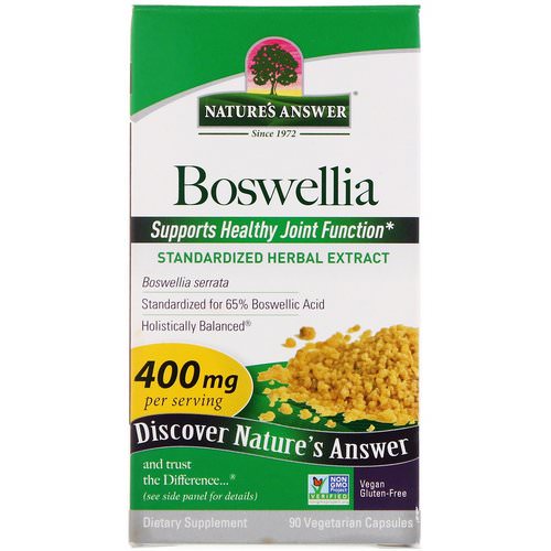 Nature's Answer, Boswellia, 400 mg, 90 Vegetarian Capsules فوائد