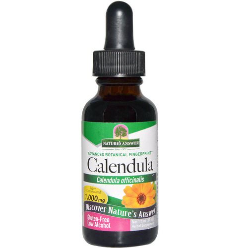 Nature's Answer, Calendula, Low-Alcohol, 1,000 mg, 1 fl oz (30 ml) فوائد