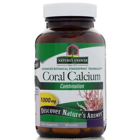 Nature's Answer Calcium Formulas Coral Calcium - Coral Calcium, المعادن والفيتامينات, المكملات
