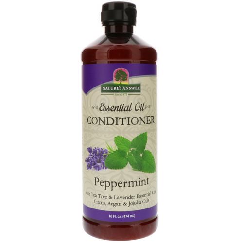 Nature's Answer, Essential Oil, Conditioner, Peppermint, 16 fl oz (474 ml) فوائد