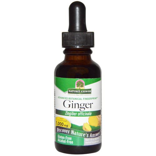 Nature's Answer, Ginger, Alcohol-Free, 1,000 mg, 1 fl oz (30 ml) فوائد