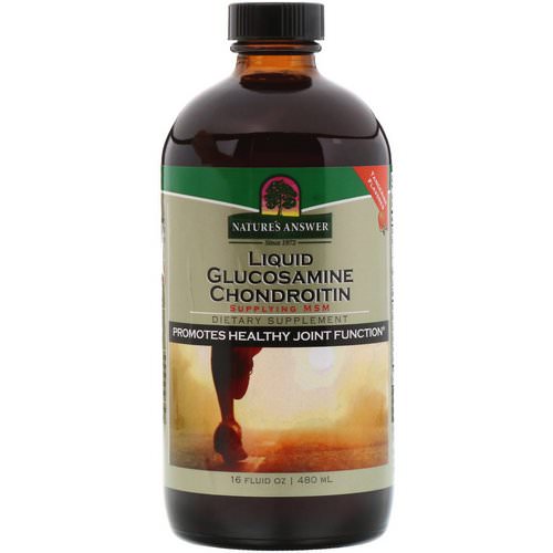 Nature's Answer, Liquid Glucosamine Chondroitin, Tangerine Flavored, 16 fl oz (480 ml) فوائد