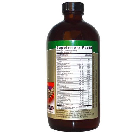 Nature's Answer, Liquid Multiple Vitamins, 16 fl oz (480 ml):الفيتامينات المتعددة, المكملات الغذائية